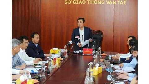 Đồng chí Bí thư Tỉnh ủy làm việc với Sở Giao thông vận tải